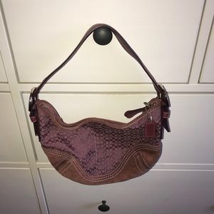 Coach Maroon Purse